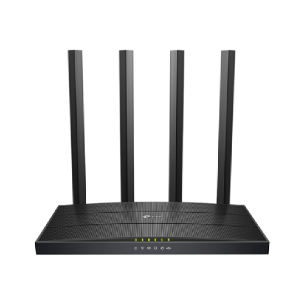 TP-LINK AC1200 Wireless Gigabit Router Archer C6U 802.11ac 300+867 Mbit/s 10/100/1000 Mbit/s Ethernet LAN (RJ-45) ports 4 Mesh Support No MU-MiMO Yes No mobile broadband Antenna type External 1× USB 2.0