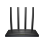 TP-LINK AC1200 Wireless Gigabit Router Archer C6U 802.11ac 300+867 Mbit/s 10/100/1000 Mbit/s Ethernet LAN (RJ-45) ports 4 Mesh Support No MU-MiMO Yes No mobile broadband Antenna type External 1× USB 2.0