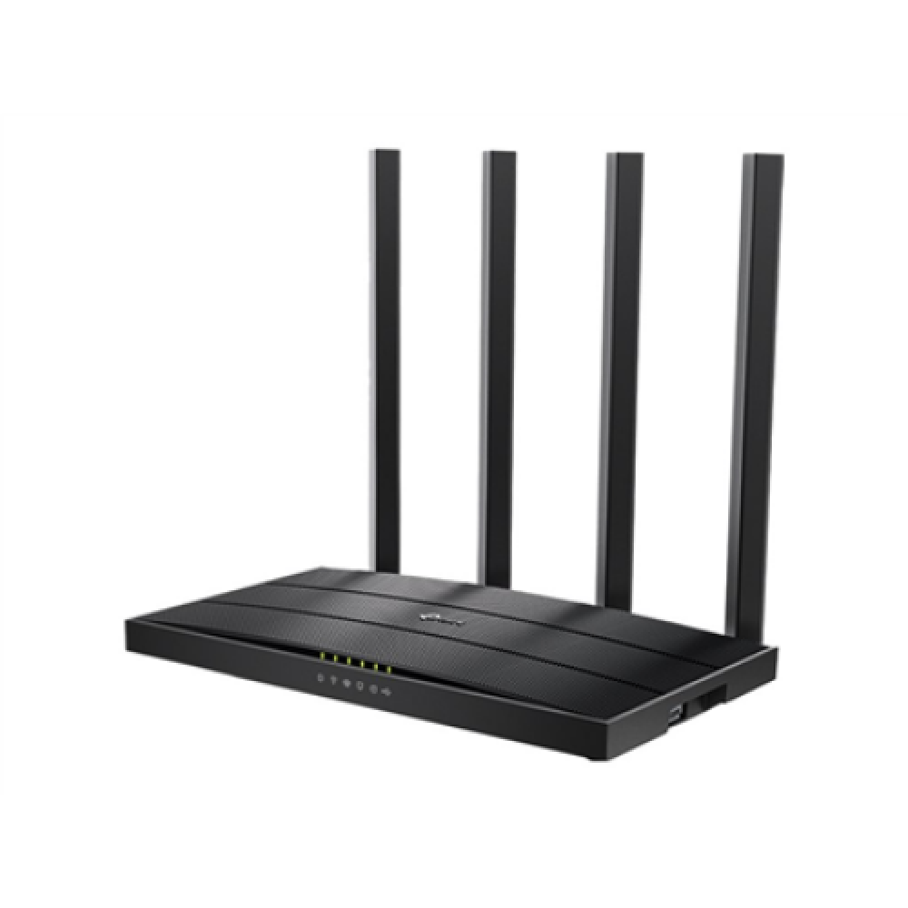 TP-LINK AC1200 Wireless Gigabit Router Archer C6U 802.11ac 300+867 Mbit/s 10/100/1000 Mbit/s Ethernet LAN (RJ-45) ports 4 Mesh Support No MU-MiMO Yes No mobile broadband Antenna type External 1× USB 2.0