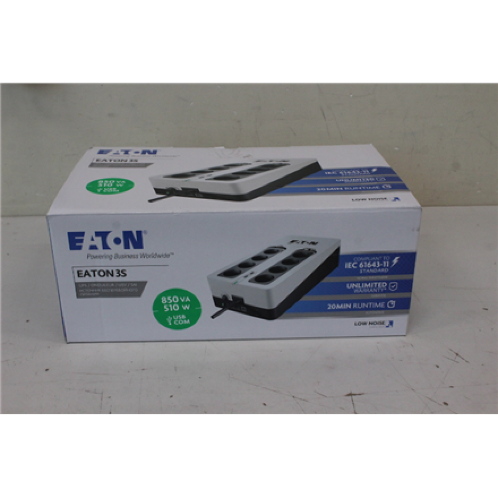 SALE OUT. Eaton UPS 3S 850 DIN , Eaton , UPS , 3S 850 DIN , 850 VA , 510 W , DEMO