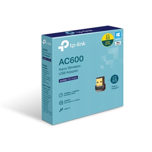 TP-LINK , Dual Band USB 2.0 Adapter , Archer T2U Nano
