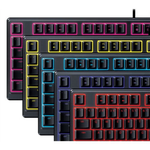 Razer , Gaming Keyboard , Ornata V3 X , Gaming keyboard , Wired , RGB LED light , US , Silent Membrane , Black