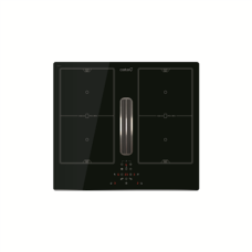 CATA , AS 600 , Induction hob with built-in hood , Number of burners/cooking zones 4 , Touch , Timer , Black