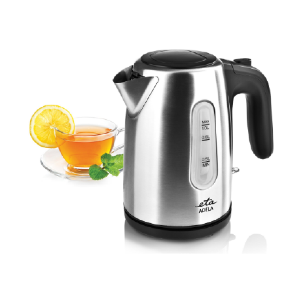 ETA Kettle , ETA160490000 ADÉLA , Electric , 1600 W , 1 L , Stainless Steel , 360° rotational base , Stainless Steel
