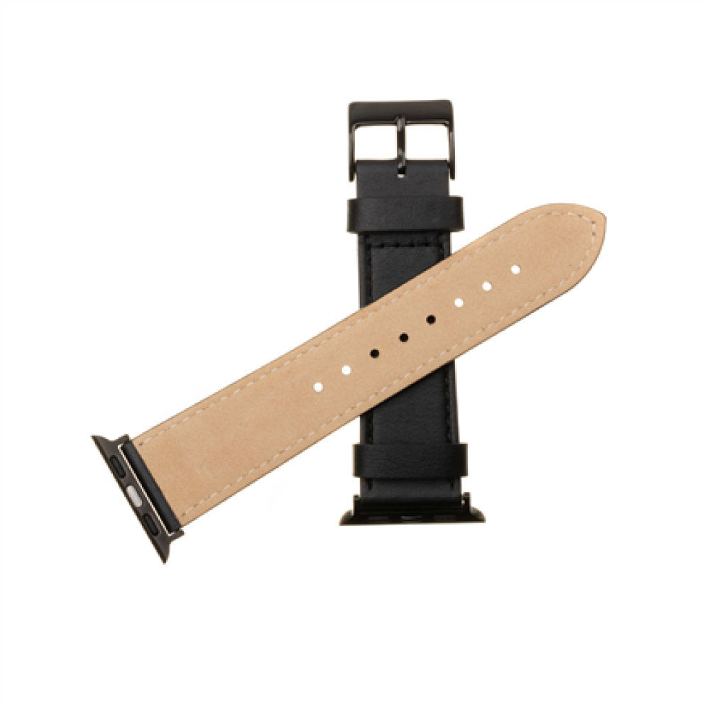 Fixed , Strap for Apple Watch 42/44/45/46/49mm , Black , Leather