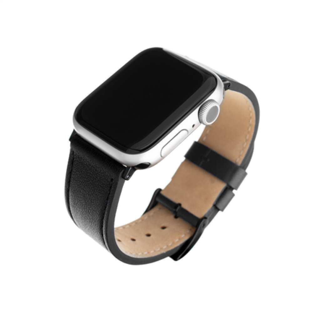 Fixed , Strap for Apple Watch 42/44/45/46/49mm , Black , Leather