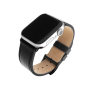 Fixed , Strap for Apple Watch 42/44/45/46/49mm , Black , Leather