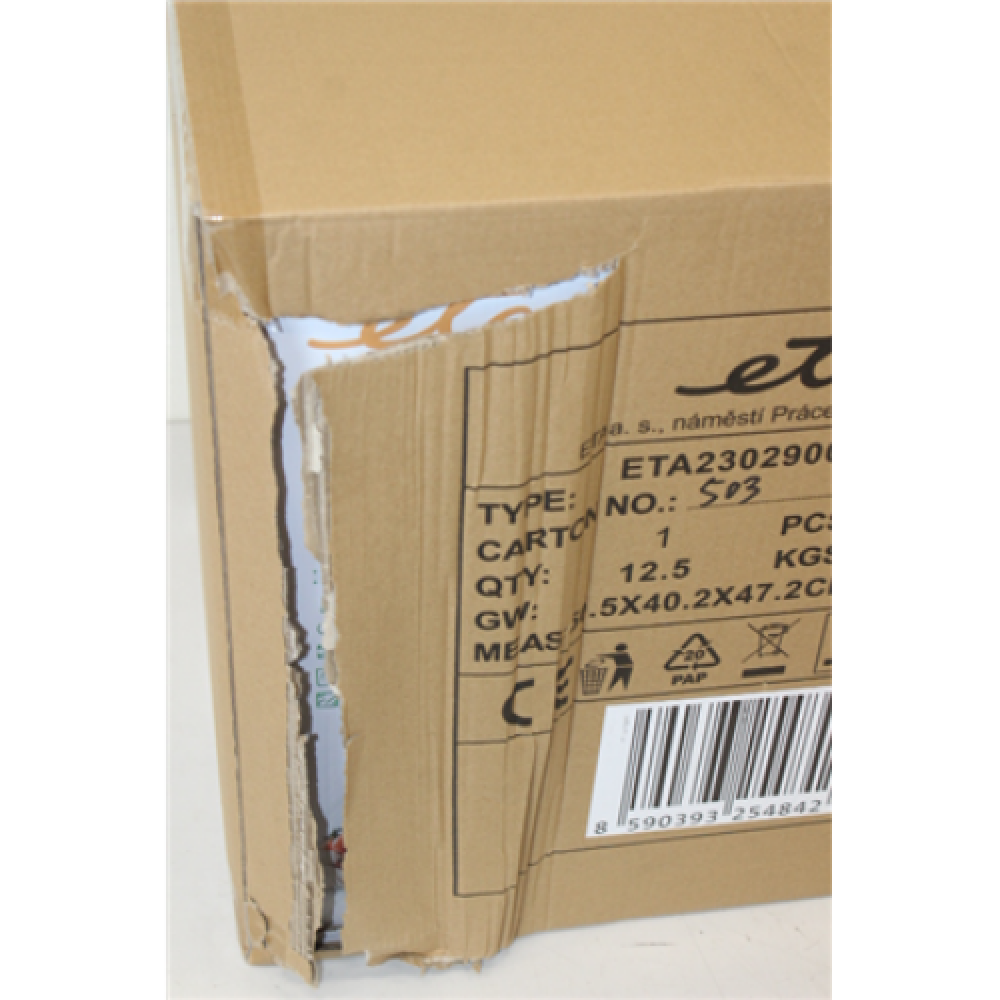 SALE OUT. ETA ETA230290000 Fruit dryer, 245W, 10 drying plates, Black ETA Fruit dryer Vital Air II ETA230290000 Power 245 W, Number of trays 10, Temperature control, Integrated timer, Black, DAMAGED PACKAGING