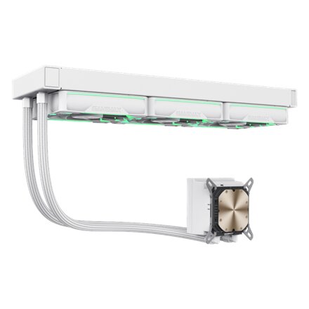 Gamemax CPU Liquid Cooler , HAILSTORM 360 LCD WH , White