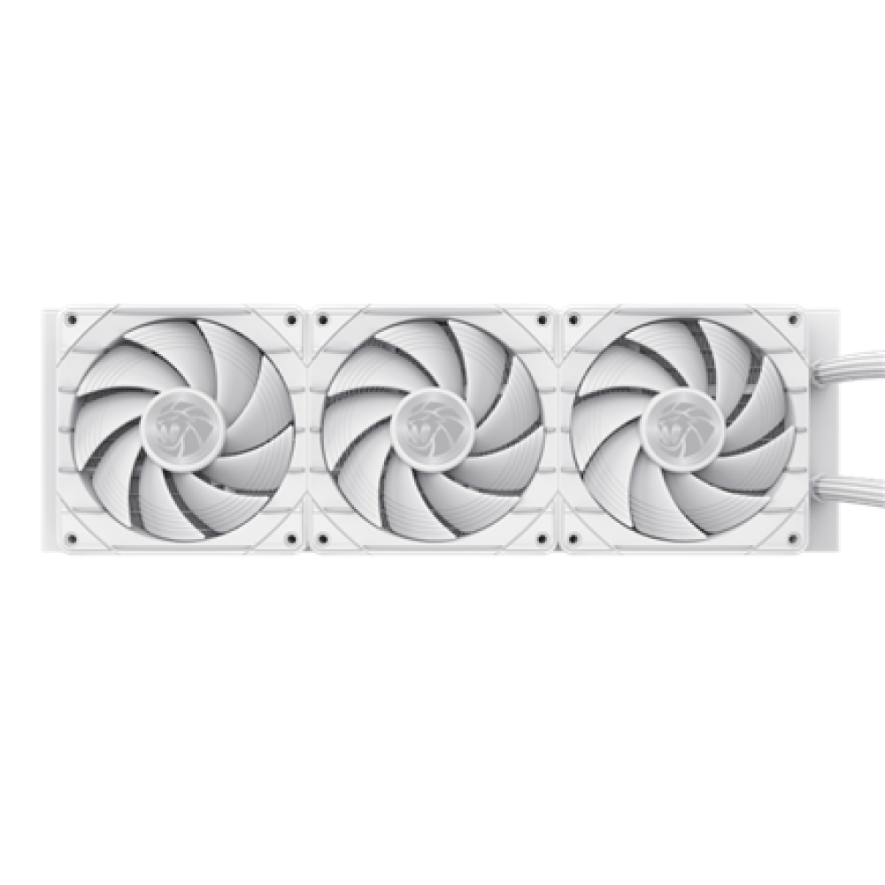 Gamemax CPU Liquid Cooler , HAILSTORM 360 LCD WH , White