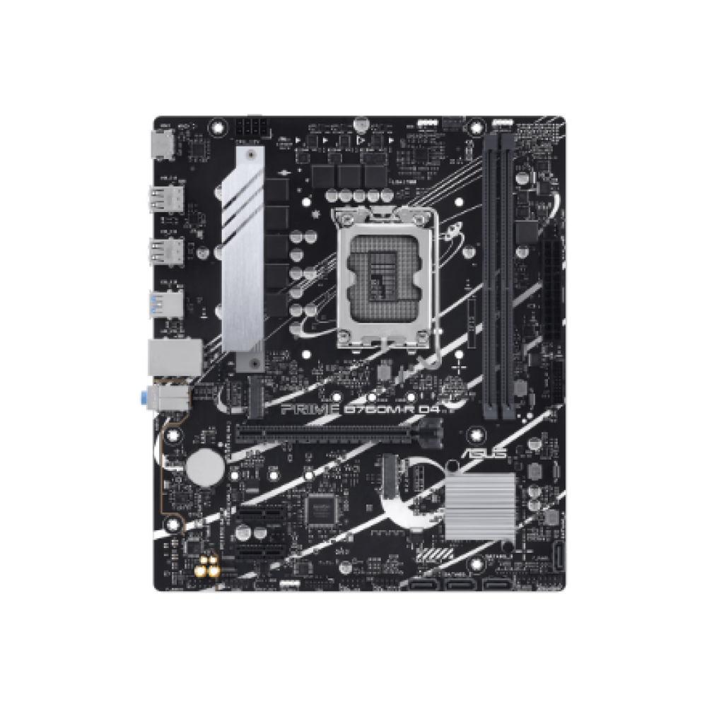 Asus PRIME B760M-R D4 , Processor family Intel , Processor socket LGA1700 , Number of SATA connectors 4