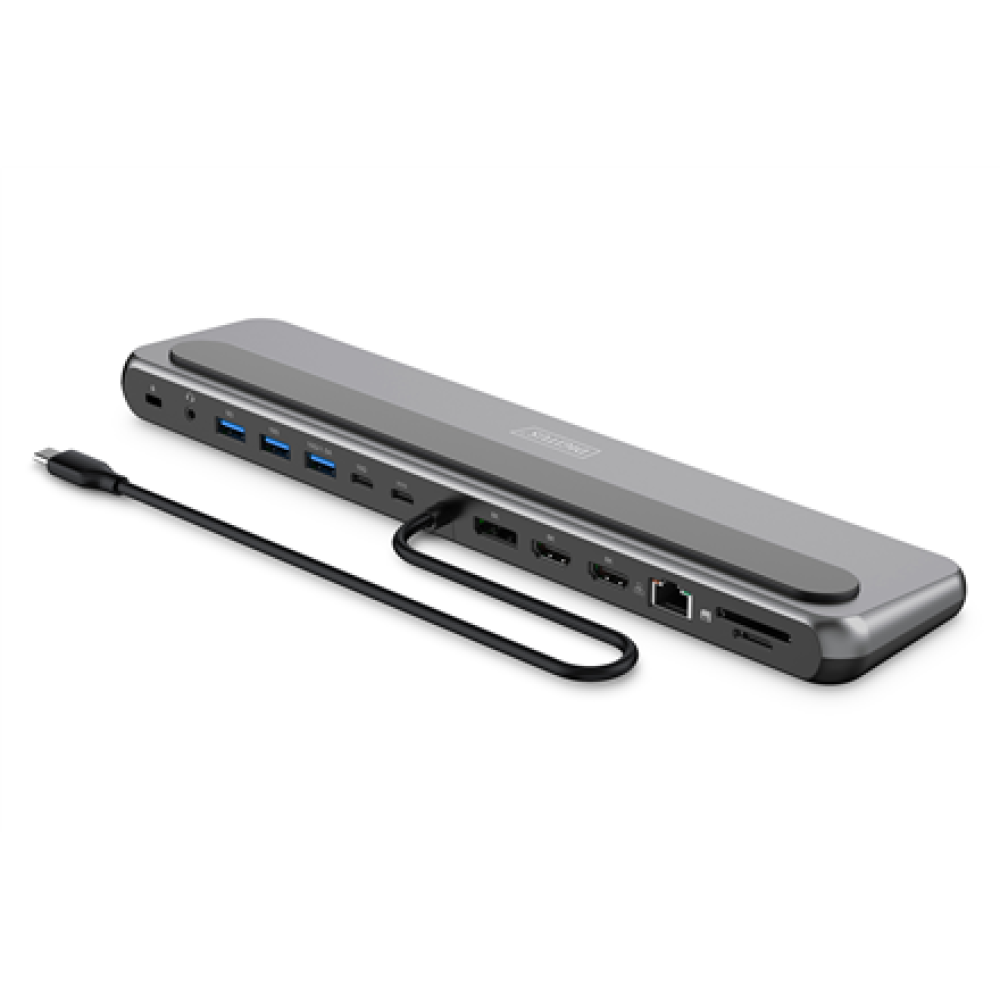 Digitus USB-C 8K docking station, 12-port , DA-70919 , Ethernet LAN (RJ-45) ports 1 , HDMI ports quantity 2