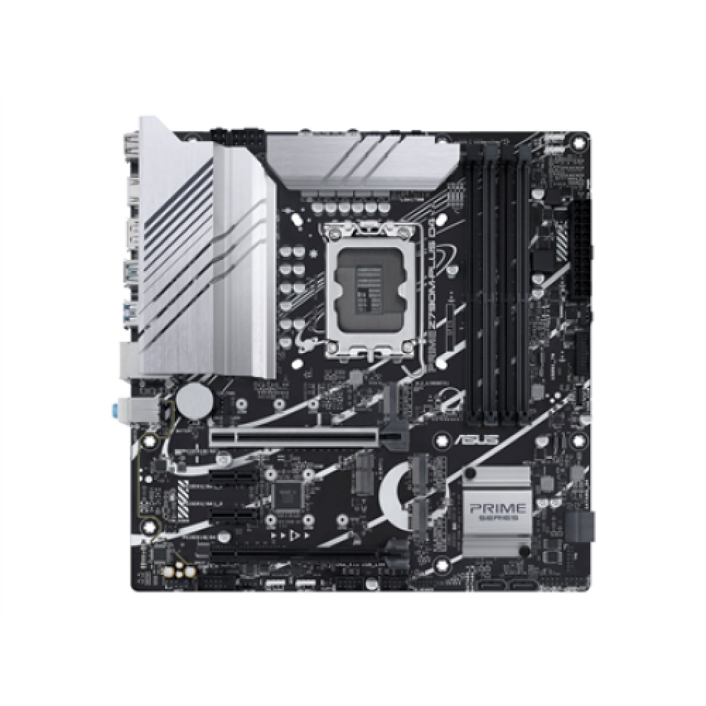 Asus PRIME Z790M-PLUS D4 Processor family Intel Processor socket LGA1700 DDR4 DIMM Memory slots 4 Supported hard disk drive interfaces SATA, M.2 Number of SATA connectors 4 Chipset Intel Z790 mATX