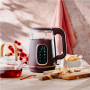 Adler Kettle with LED Display , AD 1305 , Electric , 2200 W , 1.7 L , Plastic , 360° rotational base , Burgundy