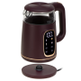 Adler Kettle with LED Display , AD 1305 , Electric , 2200 W , 1.7 L , Plastic , 360° rotational base , Burgundy