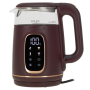 Adler Kettle with LED Display , AD 1305 , Electric , 2200 W , 1.7 L , Plastic , 360° rotational base , Burgundy
