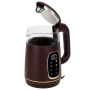 Adler Kettle with LED Display , AD 1305 , Electric , 2200 W , 1.7 L , Plastic , 360° rotational base , Burgundy
