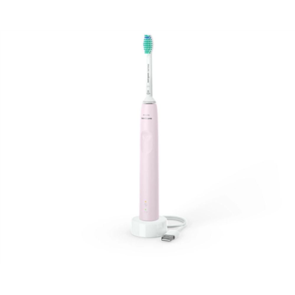 Philips , Electric Toothbrush , HX3673/11 Sonicare 3100 Sonic , Rechargeable , For adults , Number of brush heads included 1 , Number of teeth brushing modes 1 , Sonic technology , Pink