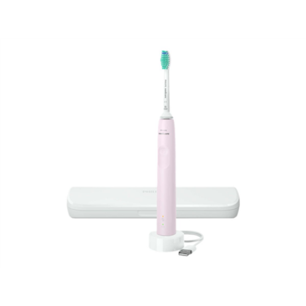 Philips , Electric Toothbrush , HX3673/11 Sonicare 3100 Sonic , Rechargeable , For adults , Number of brush heads included 1 , Number of teeth brushing modes 1 , Sonic technology , Pink