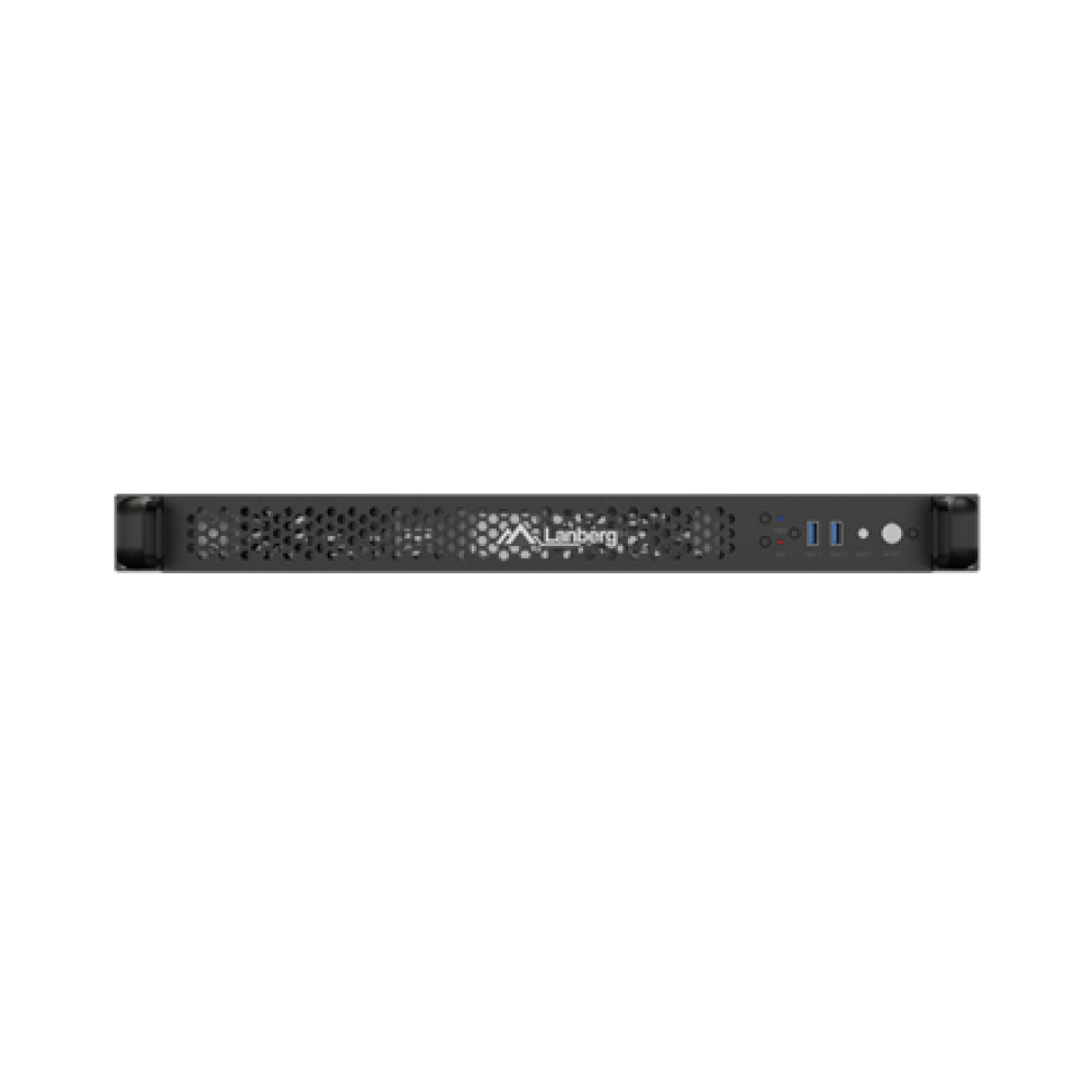 Lanberg Rackmount server chassis ATX 420/10 19/1U , SC01-4201-10B , Black