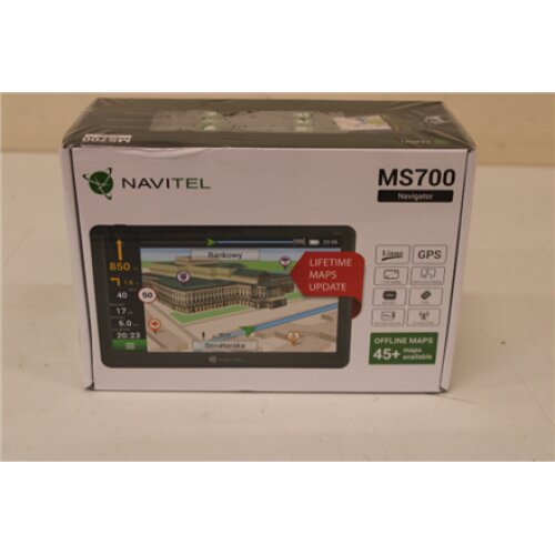SALE OUT. Navitel GPS Navigation , MS700 , DAMAGED PACKAGING , GPS (satellite) , Maps included