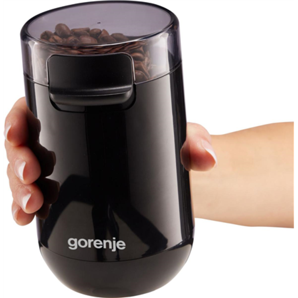 Gorenje , Coffee Grinder , SMK150SB , 150 W , Coffee beans capacity 45 g , Lid safety switch , Black