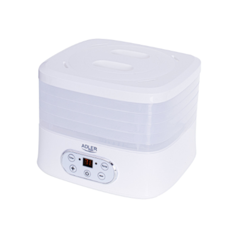 Adler , Food Dehydrator , AD 6658 , Power 230 W , Number of trays 5 , Temperature control , Integrated timer , White