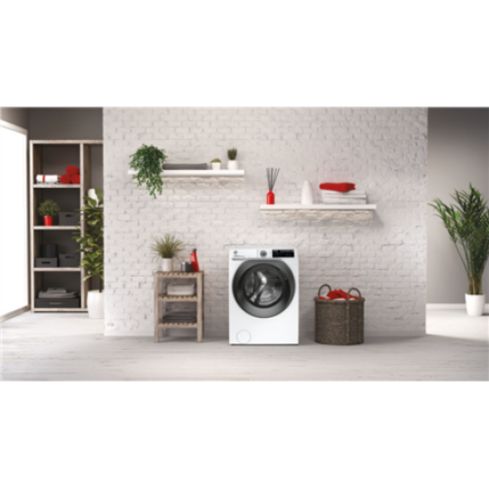 Hoover , HW 28AMBS/1-S , Washing Machine , Energy efficiency class A , Front loading , Washing capacity 8 kg , 1200 RPM , Depth 54 cm , Width 60 cm , Display , LCD , Steam function , Wi-Fi , White