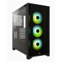 Corsair , Tempered Glass Mid-Tower ATX Case , iCUE 4000X RGB , Side window , Mid-Tower , Black , Power supply included No , ATX