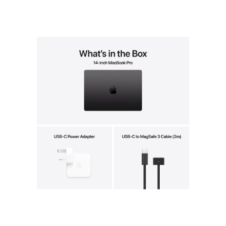 Apple MacBook , Pro , Space Black , 14 , 3024 x 1964 pixels , Apple M4 Pro , 24 GB , Solid-state drive capacity 512 GB , Apple M4 Pro chip 12-core CPU/16-core GPU , macOS , 802.11ax , Bluetooth version 5.3 , Keyboard language Russian , Keyboard backlit , 