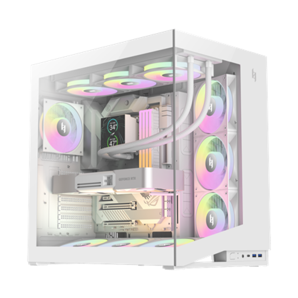 Gamemax Case , NEX C56 WH , ATX