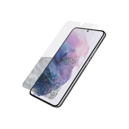 PanzerGlass , Samsung , Galaxy S22 , Tempered glass , Transparent , Case friendly. Compatible with ultrasonic fingerprint sensor. 100 % touch sensitivity. Antibacterial (ISO 22196 certified & JIS 22810 approved) , Screen Protector