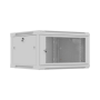 Lanberg Wall mounted installation cabinet 19 9U 600X600 , WF01-6606-23S , Grey