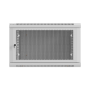 Lanberg Wall mounted installation cabinet 19 9U 600X600 , WF01-6606-23S , Grey