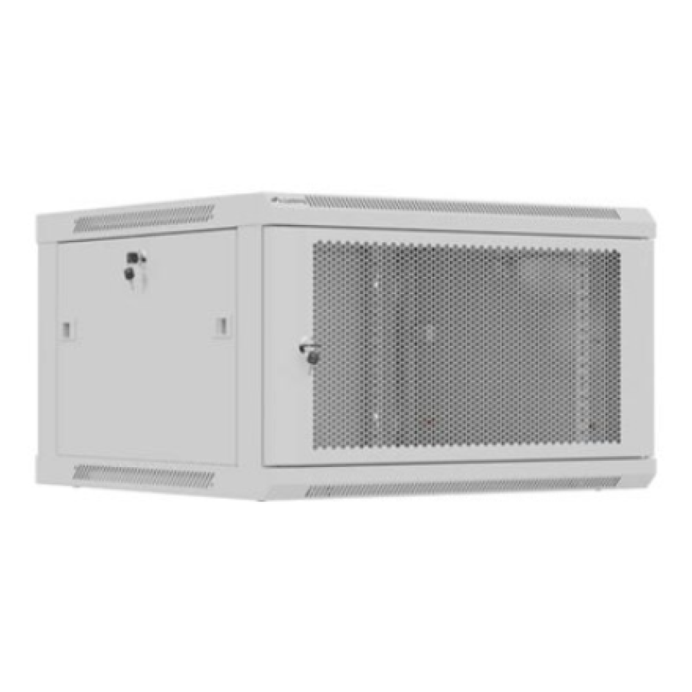 Lanberg Wall mounted installation cabinet 19 9U 600X600 , WF01-6606-23S , Grey