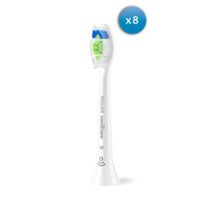 Philips Replacement brush heads , HX6068/87 Sonicare Optimal White , Heads , For adults , Number of brush heads included 8 , White