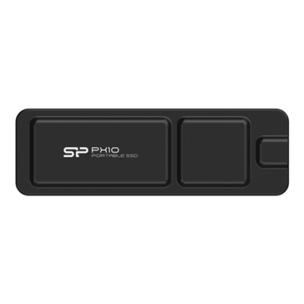 Silicon Power Portable SSD , PX10 , 2000 GB , USB 3.2 Gen 2 , Black