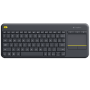 Logitech , K400 Plus , Keyboard with Trackpad , Wireless , NL , Black , USB port , 380 g