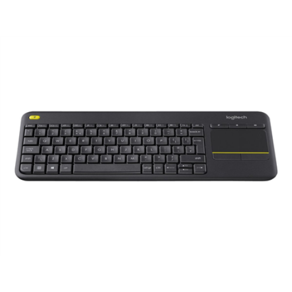 Logitech , K400 Plus , Keyboard with Trackpad , Wireless , NL , Black , USB port , 380 g
