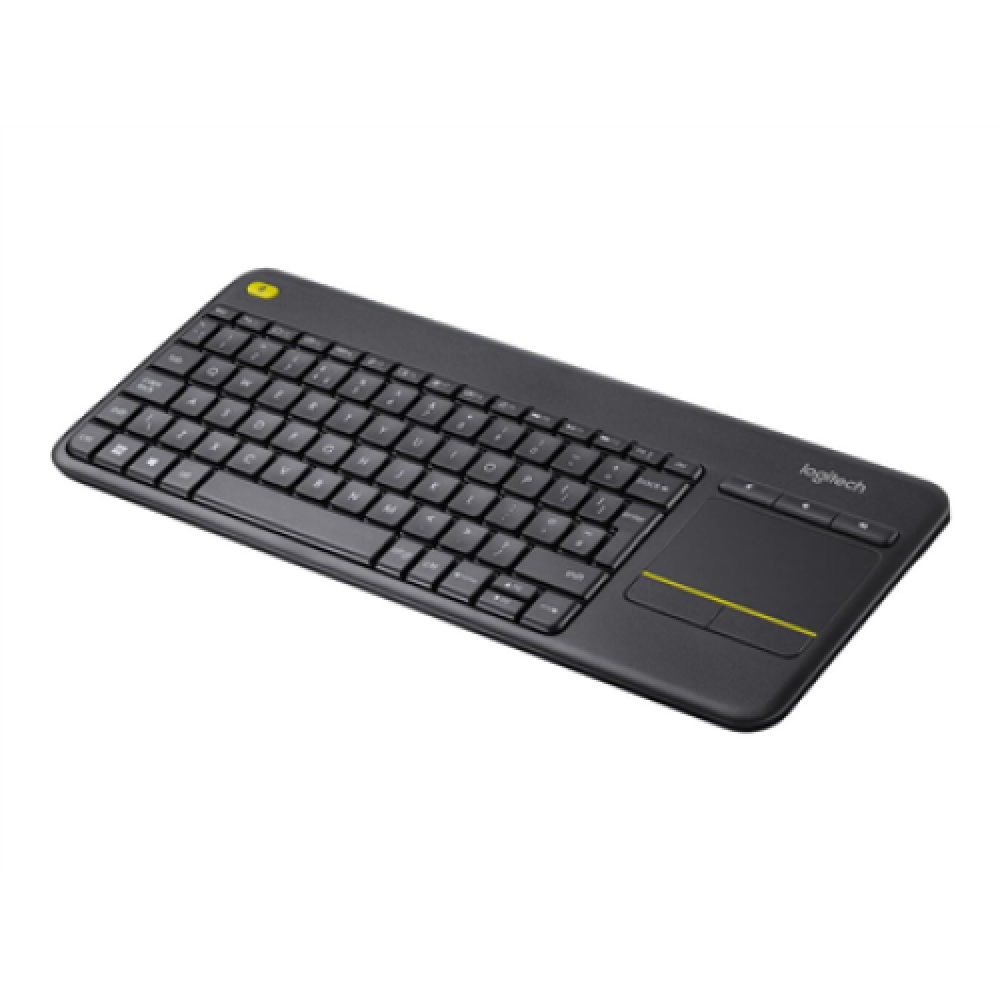 Logitech , K400 Plus , Keyboard with Trackpad , Wireless , NL , Black , USB port , 380 g