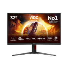 AOC C32G4Z , 32 , VA , FHD , 16:9 , 240 Hz , 0.3 ms , 1920 x 1080 pixels , 300 cd/m² , HDMI ports quantity 1 , Black