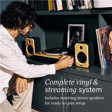 Marley Turntable With Speakers , Stir It Up Wireless 2+ , Bluetooth In/Out