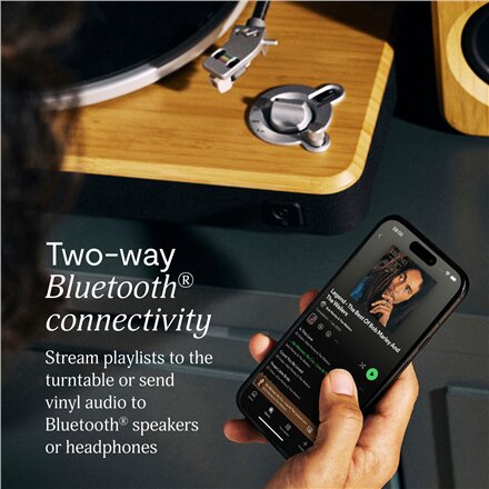 Marley Turntable With Speakers , Stir It Up Wireless 2+ , Bluetooth In/Out