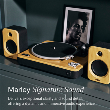 Marley Turntable With Speakers , Stir It Up Wireless 2+ , Bluetooth In/Out
