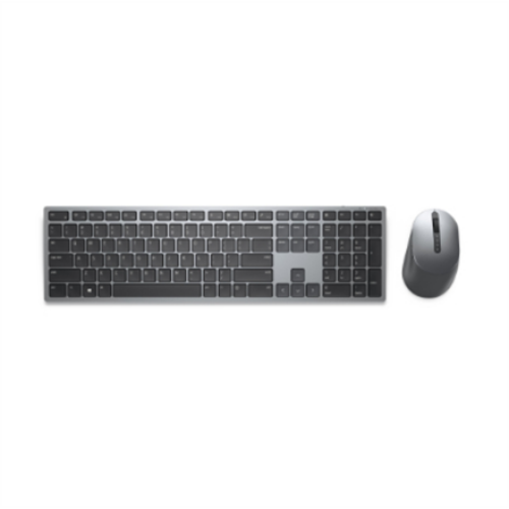 Dell , Premier Multi-Device Keyboard and Mouse , KM7321W , Keyboard and Mouse Set , Wireless , Batteries included , Russian , Titan grey , Wireless connection