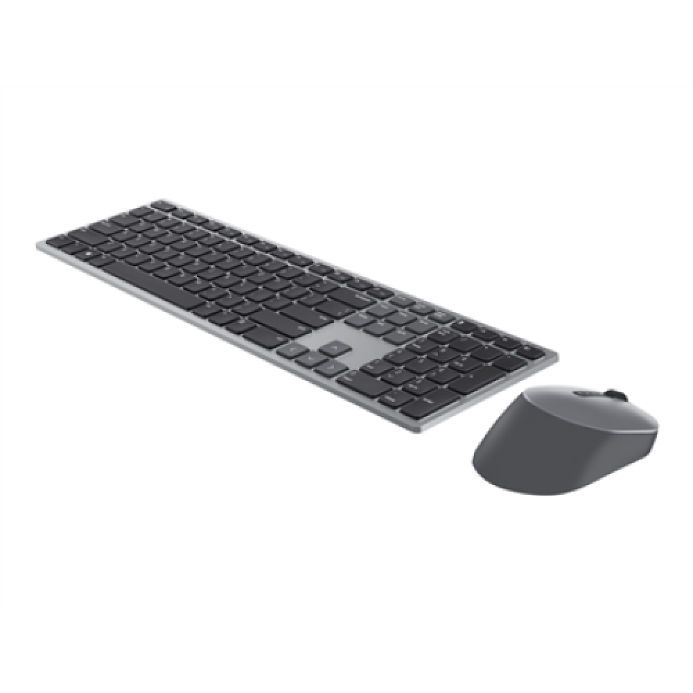 Dell , Premier Multi-Device Keyboard and Mouse , KM7321W , Keyboard and Mouse Set , Wireless , Batteries included , Russian , Titan grey , Wireless connection