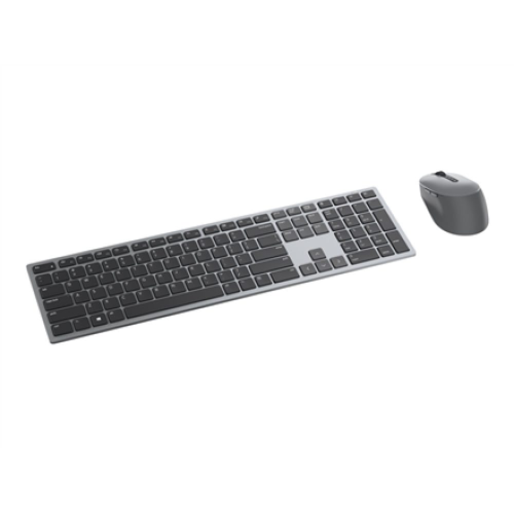 Dell , Premier Multi-Device Keyboard and Mouse , KM7321W , Keyboard and Mouse Set , Wireless , Batteries included , Russian , Titan grey , Wireless connection
