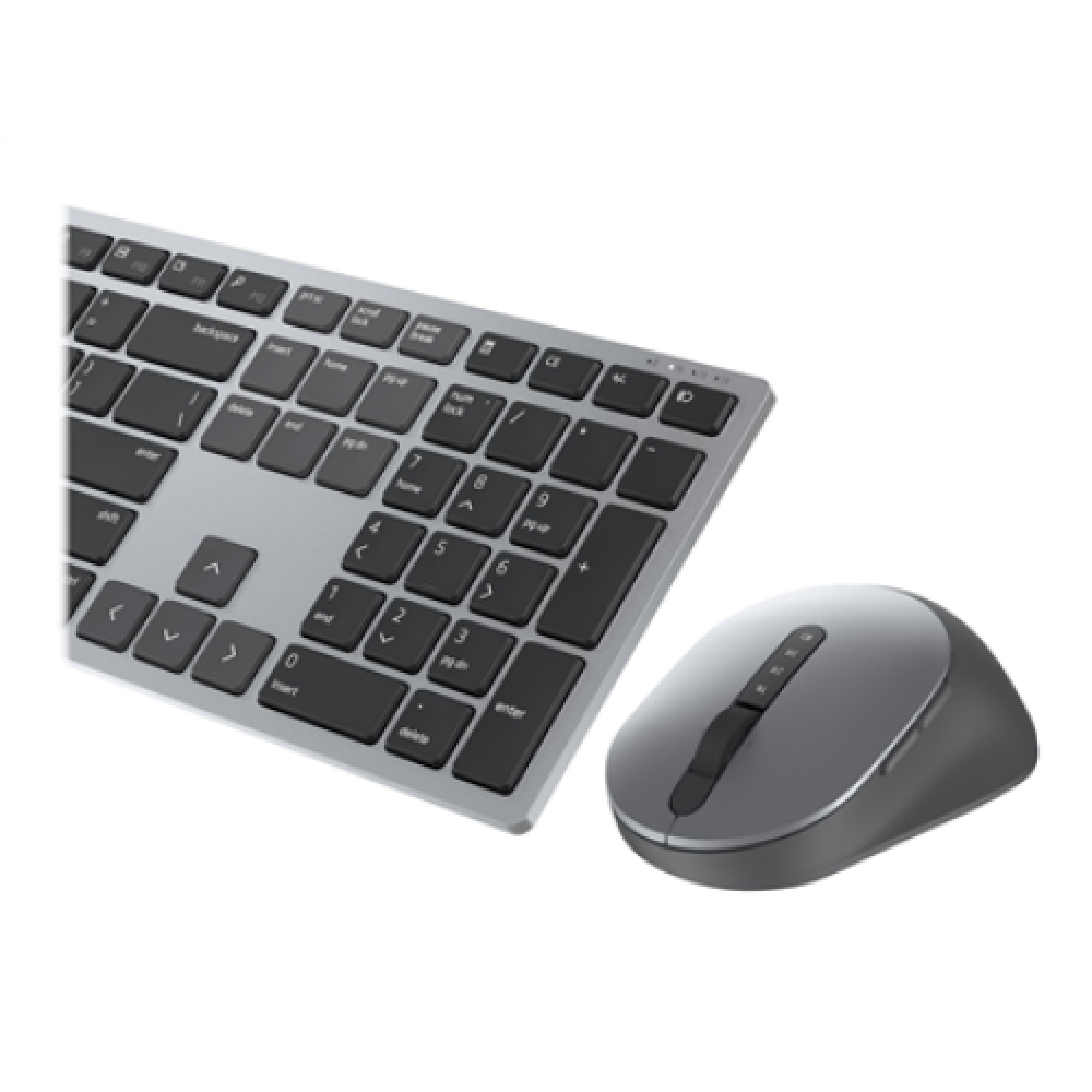 Dell , Premier Multi-Device Keyboard and Mouse , KM7321W , Keyboard and Mouse Set , Wireless , Batteries included , Russian , Titan grey , Wireless connection
