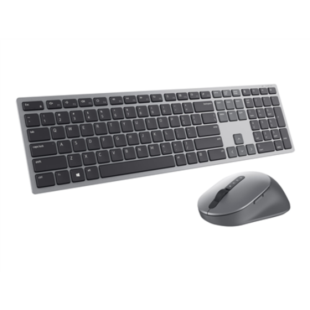 Dell , Premier Multi-Device Keyboard and Mouse , KM7321W , Keyboard and Mouse Set , Wireless , Batteries included , Russian , Titan grey , Wireless connection