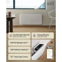 Mill Invisible Smart WiFi Heater , PA1300WIFI4 , Panel Heater , 1300 W , Suitable for rooms up to 15-19 m² , White , IPX4